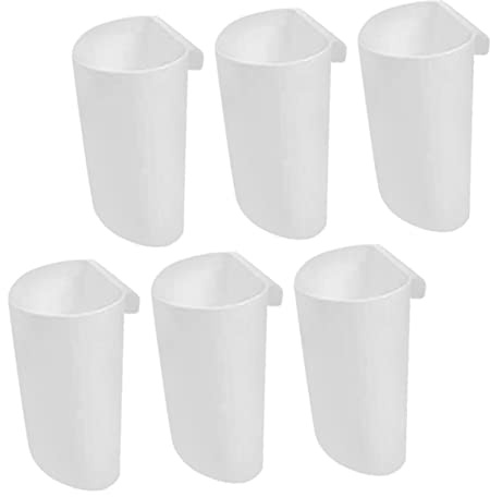 Healifty 6pezzi Organizer Per Carrelli Della Contenitori Portaoggetti Sospesi in Resistente Portabevande Per Carrelli Cestino Per Dei Rifiuti Contenitori Per Secchi Sospesi Pe