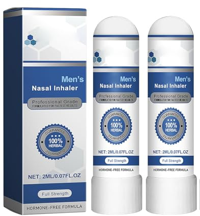 1/2/3/5 Pcs Men's Nasal Inhaler, 2025 New Nasal Stick Inhaler, Nasal Inhaler Stick, Restores Energy and Vitality (2)