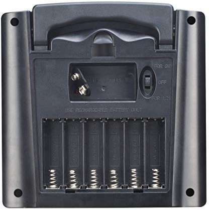 Sunway Solar Solar AA AAA Batterieladegerät für wiederaufladbare Batterien 1,2 V NiMH NiCD mit eingebautem 2 Watt Solarpanel Tragbares Ladegerät für 1,2 V Ni-MH Ni-CD Haushaltsbatterie