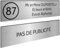 DECOHO - Plaque Boite aux Lettres Personnalisable - Lot de 2 plaques adhésives PMMA Argent-Noir - Format 100x25 mm, Gravure Laser, résist - Argent