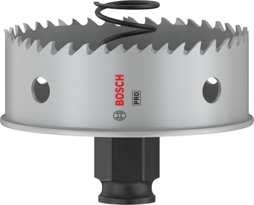 Bosch 1x PRO Sheet Metal Power Change Plus Hole Saw | for Stainless steel sheets, Steel sheets, Ø 73 mm, Professional Accessory Drill Driver