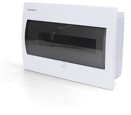 Aigostar Scatola di protezione di distribuzione incastonata, datto per 18 moduli, 1Unità, bianco