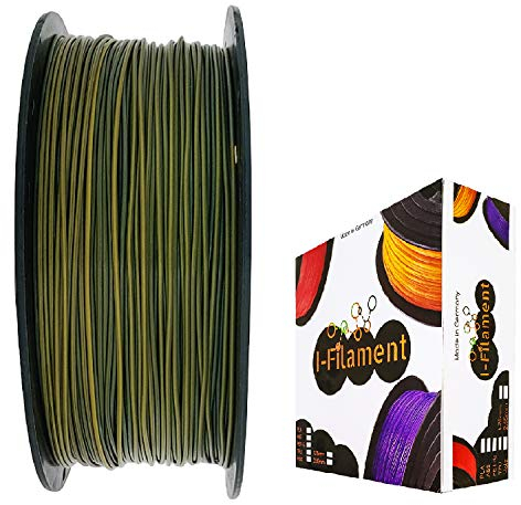 I-Filament 3D-Drucker PET-G 1,75mm 1kg Spule Rolle (Camouflage)