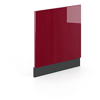 Vicco Façade Fame-Line, Bordeaux Haute Brillance, 60cm | Façade en MDF · Sans plan de travail · Adapté à la façade de cuisine · Librement combinable · Intégration facile