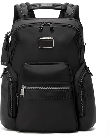 TUMI Alpha Bravo Navigationsrucksack, Alltagsreiserucksack, passend für Laptops bis zu 15 Zoll (40,6 x 35,6 x 18,5 cm), Schwarz, Einheitsgröße
