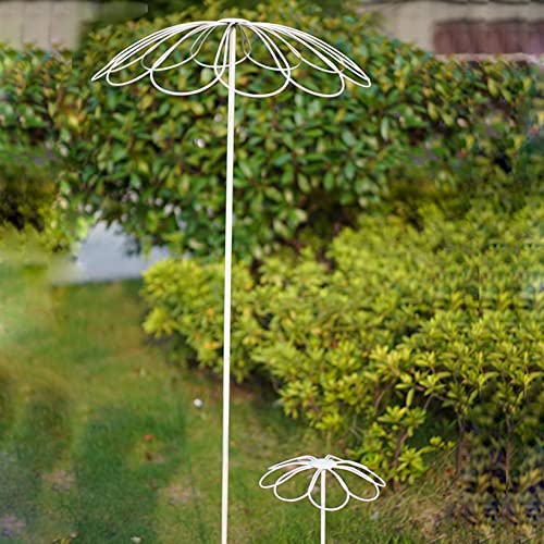 Tuteur pour Plantes Pieu de Jardin Support pour Plantes grimpantes et Fleurs pour la Maison Jardin,Fleurs,D'arbustes et de Légumes,Ornement de Jardin,Décoration de Plante (Color : Vintage White)