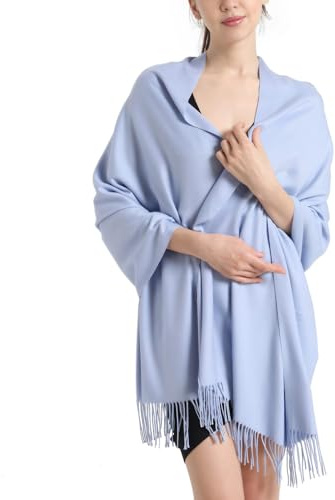 vimate Damen Pashmina Stola und Schal, Soft Tücher und Wickel für Abendkleider Pashmina Schals tücher für Frauen Blanket Scarf