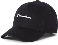 Champion Gorra de béisbol Unisex para Adulto, Negro, Talla única
