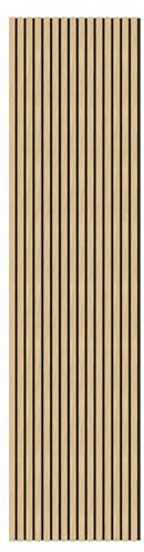 Tuda Grass Direct Luxury Acoustic Wall Slatted 3D Wood Veneer Panels Series 1-240cm x 60cm - Oak