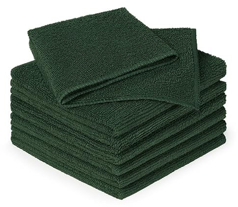 Blumtal set de 24 paños de microfibra 30x40 cm - paños de cocina Verde Oscuro - paños de limpieza de microfibra lavables a 60°C paños de limpieza de cristales paños de limpieza premium paños multiusos