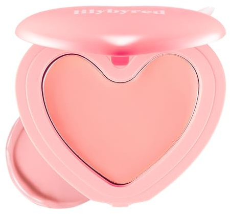 lilybyred Luv Beam Wangenbalsam | Herzförmiges koreanisches Creme-Rouge, seidenmattes Finish, langanhaltend, mischbar & aufbaubar, weiche cremige Textur, leicht, natürlich bündig, 3,4 g (06 Fluffy