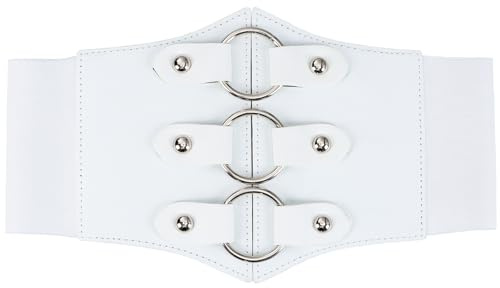 Doneboo Ceinture corset pour femme ceintures extensibles Extra larges ceintures élastiques de taille de guêpe pour Cosplay ceintures de Costume d'halloween pour les femmes Belts for Women