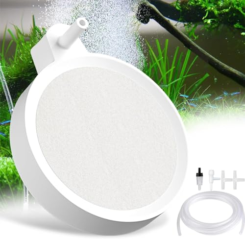NHYDZSZ Aquarium Luftstein, Luftstein für Aquarium, Nano-Blasen-Stein, Aquarium-Nano-Luftstein, Sehr Leise, Geräuschloser Diffusor für Gelösten Sauerstoff für Aquarien und Hydroponic