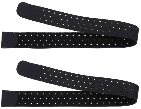 SELiLe Ersatz-Armband, verstellbar, Herzfrequenzmesser, Armband für Sport, universal, elastisch, Sport-Handgelenkband, Herzfrequenzmesser, 2 Stück