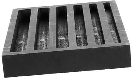 SHINEOFI Molde de Fundición de Grafito Reutilizable para Casting de Lingotes Alta Estabilidad Térmica y Adecuado para Fundir Plata y Latón