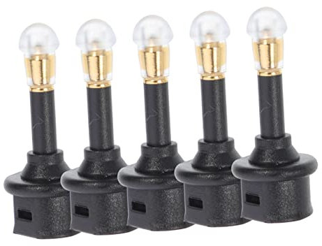 KONTONTY Adattatore Audio Digitale Da 3,5 Mm Femmina a Mini Maschio Set Da 5 Pezzi Protezione Sovratensione Uscita L/r Compatibile Dispositivi Audio Digitali Colore Nero