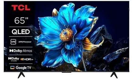 TCL 65P79K - TV 65 Pollici, Smart TV, DVB-T2, H.265, Wi-Fi, Classe energetica F