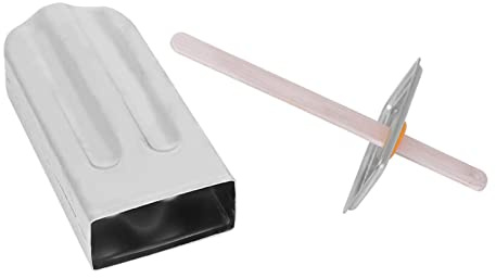 Ailgely 10 Moldes Mold de Helado de Acero Inoxidable, Fabricante de Paletas de Congelación Rápida con Soporte, 100 Piezas de Madera Incluidas, Fáciles de Limpiar, para Pops de Hielo (Cabeza redonda)