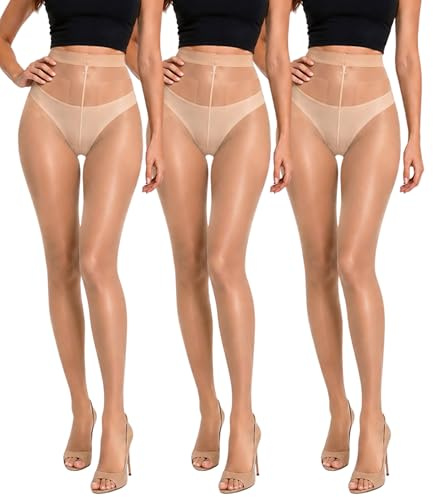 JUST BEAUTY TOUCH Open Toe Sheer Tights 15 Denier Summer Pantyhose for Sandals Sheer to Waist Nude Beige Tan Black Sizes S to L