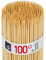 DecorRack 20 cm Natural Bamboo Skewers Sticks, 100 Wood Skewers for BBQ, Grilling, Kabob, Appetizers, Fruits, Smores, Cocktail, Brunch, Fondue Sticks, Barbeque, DIY Crafting (100 Pack)