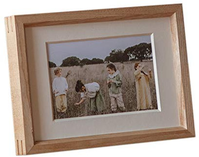 F-HOME Bilderrahmen, Einfache Massivholz Fotorahmen Eingerichtet Bilderrahmen Hauptdekoration Dekoration (Größe : 15×20cm)