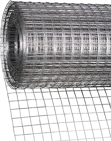 Bderkz 40 Zoll X 60 Fuß Galvanisiertes Hardware-Tuch Eisengeschweißter Draht Gartenzaun mit 0,6 Zoll Öffnungen für Pflanzenzüchtung Kaninchen-Gopher-Käfig (Color : 1.5CM Hole X 0.7MM Thick-1.2X18M)