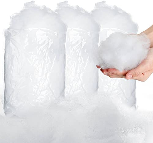 Tatuo Weihnachten Kunstschnee Künstliche Schnee Decke Faser Flauschig Schnee Gefälscht Indoor Schnee für Weihnachtsbaum Winter Mantel Dorf Deko, Einfache Weihnachtsdeko, 5,3 Unzen(3)