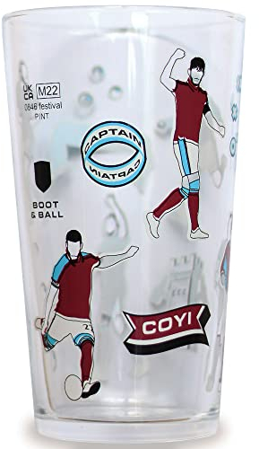 Boot & Ball West Ham Pint Glass