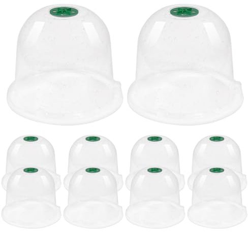 Generisch Lot de 10 colliers anti-limaces et escargots pour tomates - Sans produits chimiques - Résistant à la pluie - Clôture à limaces et escargots