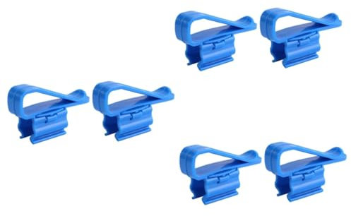 BUGUUYO 6pcs Aquarium Filtration Hose Holder Clips Water Pipe Clamp for Fish Tanks Easy Installation for Cleaning and Water Changes Tropical Aquariums