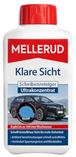 MELLERUD Klare Sicht Scheibenreiniger Ultrakonzentrat | 1 x 0,5 l | Für kristallklare Sicht und streifenfreie Fenster