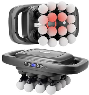 16-Kopf Massagepistole，Massagepistole für Muskelmassage，Nackenmassagegerät mit 30 Stufen und 3 Modi， für Rücken, Schultern, Beine, Fuß, Körpermuskelschmerzen