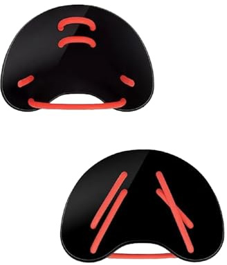 UYGTHI Finger Paddle Elite Handpaddel Für Schwimmer 2 Stück, Schwimmhilfe Erwachsene, Schwimmflossen Für Techniktraining, Weich Flexibel, Schwimmflossen Erwachsene Für Pool & Training