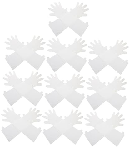 minkissy 10 Paar Hand Und Fußmasken Leere Beutelhandschuhe Zur Behandlung Trockener Hände Über Nacht Feuchtigkeitshandschuhe Für Frauen Lotionshandschuhe Über Nacht Für Frauen