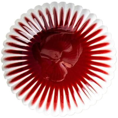TGDGFKIAS Piatti grandi per la cena, Piatti da portata in ceramica impilabili da 8/10,5/12 pollici for insalata, pasta, bistecca, dessert, uso domestico e alberghiero(8inch)
