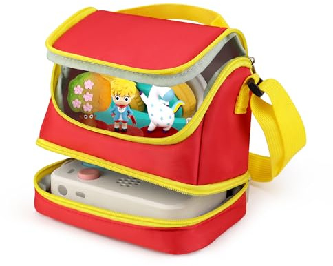 Gaga city Borsa per FABA+ Raccontastorie, Cuffie e Personaggi Sonori, Rosso