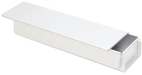 INACMWIH Molde rectangular de aluminio para tartas de queso, para hornear, cocina, pastelería, 41,7 cm, color plateado