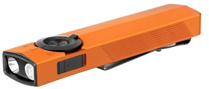 OLIGHT ArkPro Flat Unibody EDC Torch with Multi-Light Sources, Orange | 1500 Lumens, Pure Flood, Spotlight, UV, Green Light, Rechargeable with Dual Charging Options, Outdoors, Detection, Pointing