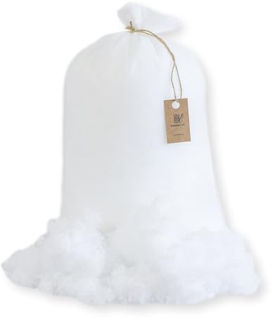 LOOLAY Füllwatte 2kg – Antiallergische Füllung für Amigurumi,Kissen, Kuscheltiere, Spielzeug, Decken und Tierbetten – Oeko-Tex Zertifikat, Elastisch und Atmungsaktiv
