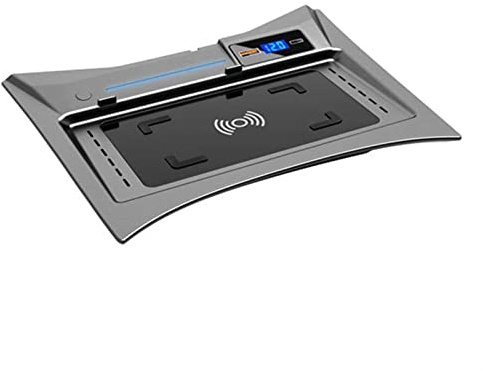 LHD 15W Car QI Wireless Charger For Nissan X-Trail 2014-2019 Fast Phone Charging Plate Wireless Charging Pad