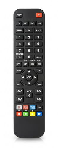 Telecomando di ricambio adatto per TELESYSTEM TS9000-SAT | TS9000HD | TS9000SAT