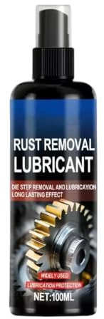 Rust Remover Spray - 100ml Restore Shine Lubrication | Iron Anti Rust Lubricant - Car Rusts Removal Spray for Tools Hinges Bicycle Chains Bolts Door Locks & Automotive Repair Maintenance