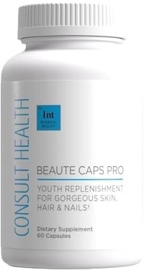 Consult Health Beaute CAPS PRO Hair Growth Support Biotin 2500mcg 60 Count