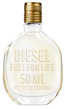 Diesel Fuel For Life, Parfüm für Herren, Eau de Toilette, Frischer und holziger Duft, 50 ml