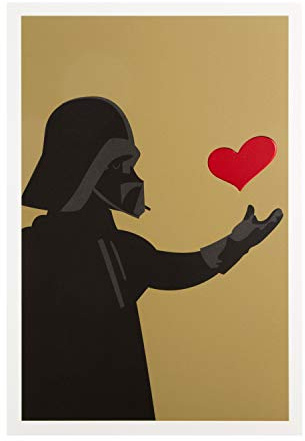 Hallmark Valentinstagskarte – Star Wars Darth Vader & Heart Design