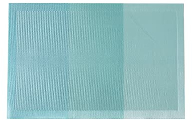 Manteles Individuales Lago Azul Cian Mantel Individual PVC Lavable Salvamanteles Individuales Resistente al Calor Bajoplatos Antideslizante Individuales Mesa 30x45cm 2 Pcs