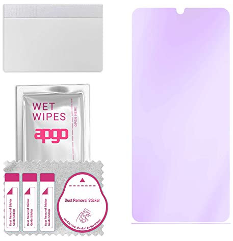 apgo Protector de pantalla Anti-Blue Hybrid Glass 9H para Xiaomi Mi A3
