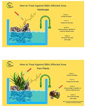 Legend Avernus AlBlackEX 100mL 250mL 500mL 1000mL Black Beard Remover Control Treatment Aquarium (250mL)
