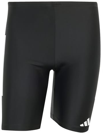 Adidas Uomo Solid Swim Jammers, Black/White, 44