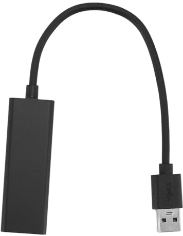 ASHATA Adaptador USB a Ethernet, Adaptador de Red USB 3.0, Adaptador de Red LAN con Cable Gigabit de 10/100/1000 Mbps para Switch para Windows para Android para OS X